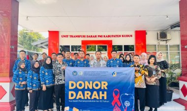 Sambut Hari Bakti Pemasyarakatan, Rutan Kudus Gelar Donor Darah